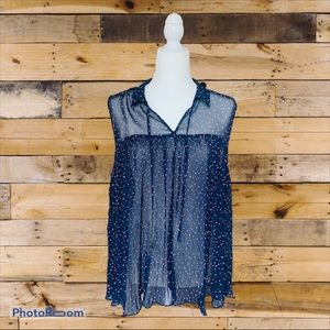 LC Lauren Conrad Sheer Tank Top